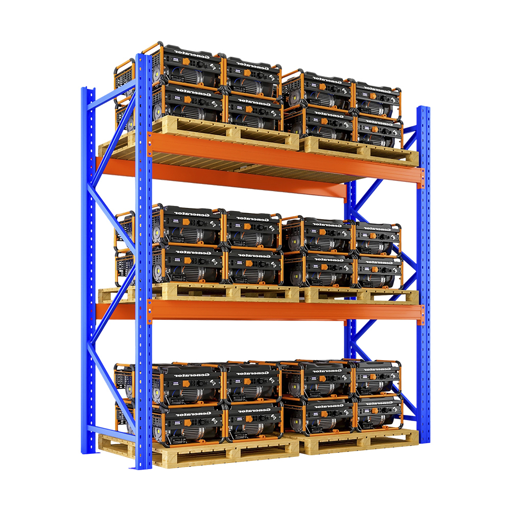 Heavy-Duty Pallet Racking System for Warehouse Stacking