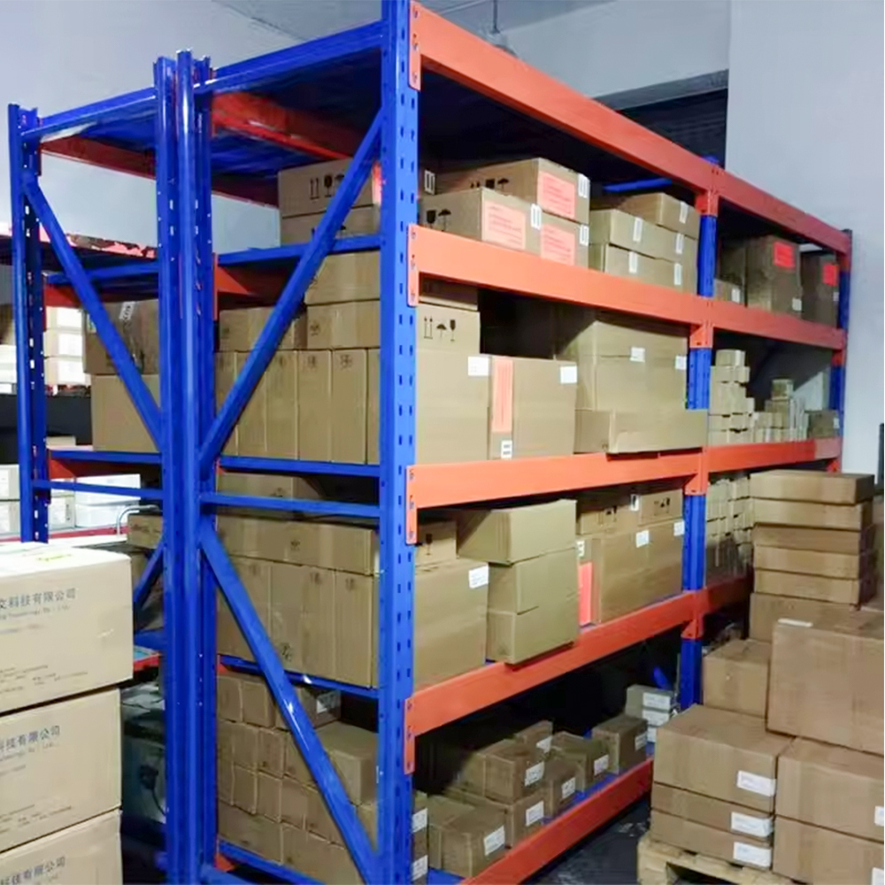 4 Layer Adjustable Light-Duty Warehouse Storage Rack for Offices Retail Home Environments